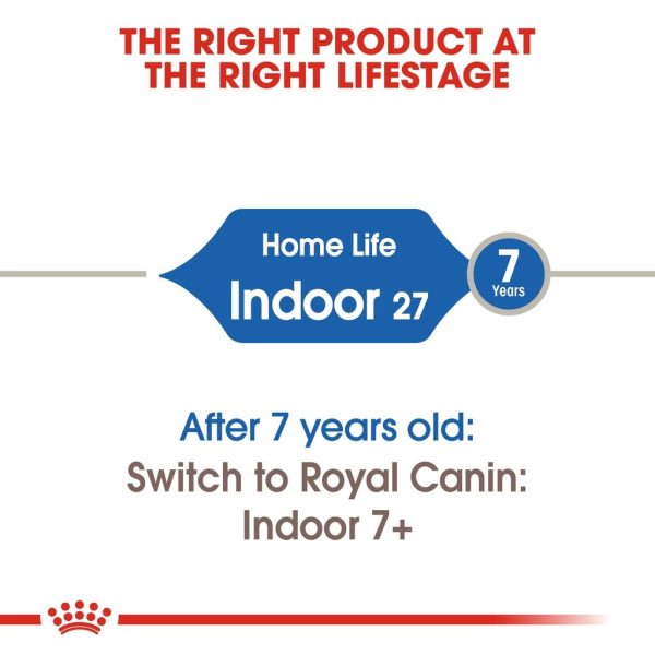 Royal Canin Indoor 27 Adult Cat Dry Food 4kg
