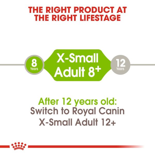 Royal Canin X-Small Mature+8 Dry Dog Food (1.5kg)