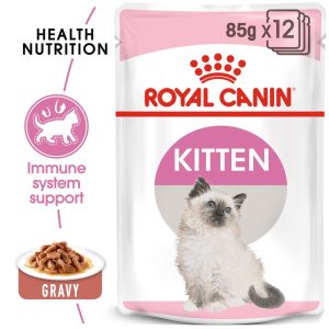 Royal Canin Wet Kitten Gravy Cat Pouch 85g x 12pack (box)