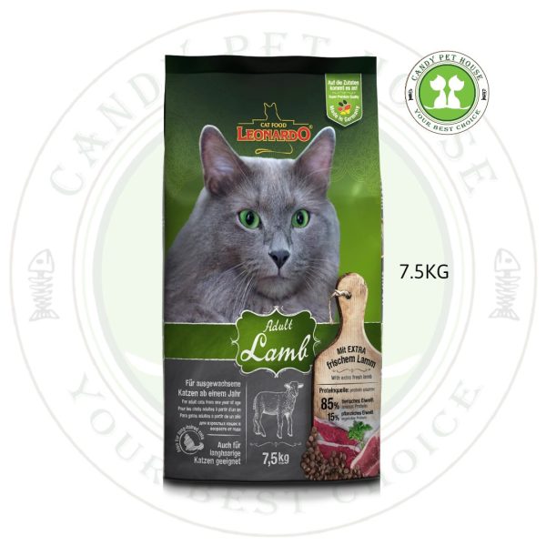 Leonardo Cat Food - Adult Lamb 7.5kg