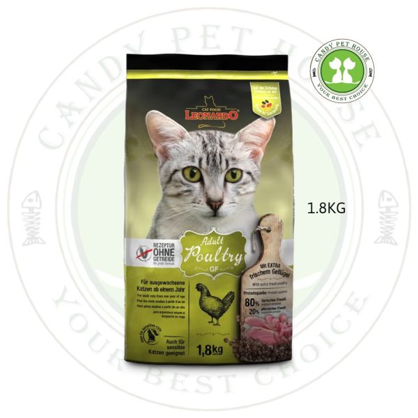 Leonardo Cat Food - Adult Poultry Grain Free 1.8kg