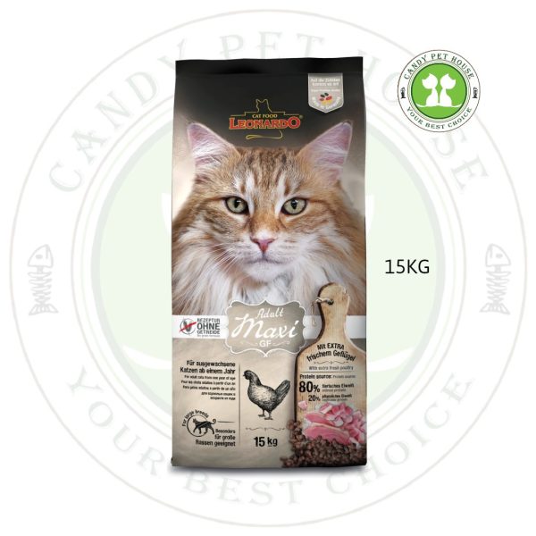 Leonardo Cat Food - Adult Maxi Grain Free 15kg
