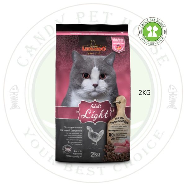 Leonardo Cat Food - Adult Light 2kg