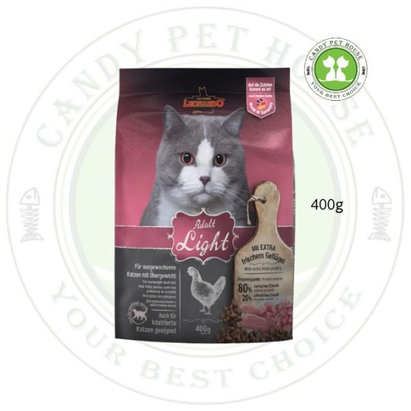 Leonardo Cat Food - Adult Light 400g